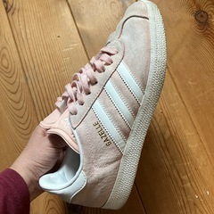 ⭕️adidas★24cm★ベビーピンクのスニーカーの画像