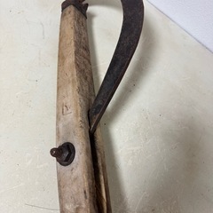 ガンタ　木廻し角がえし林業材木古道具古民具の画像