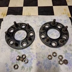 ② DUARX  デュラックス ワイトレ 15ミリ 5穴 114.3 2枚セットの画像