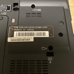 Lenovo X201 SSD128GBの画像