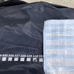 スノーチェーン ゴム製 ブラック 取り付け用具付きの画像