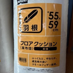 ニトリフロアクッション　座布団カバー付きの画像
