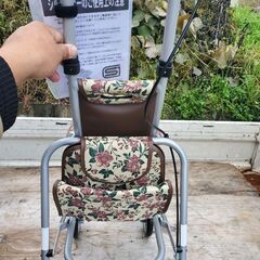 高齢者向けシルバーカート／買い物・散歩用／美品／ブレーキ付きの画像