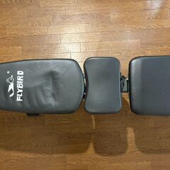 【12/21（日）引き取り限定】FLYBIRD トレーニングベンチ 3WAY可変式 インクラインベンチ 折り畳み 耐荷重300KGの画像