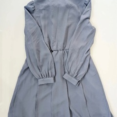 ⭐️新品未使用⭐️GU ブルー長袖ワンピースの画像