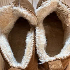 ⭕️スエードとファーのもこもこブーツ★22.5前後の画像