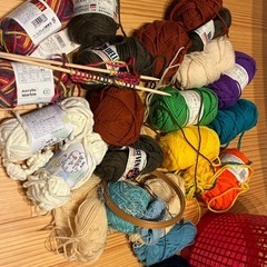 毛糸などの画像