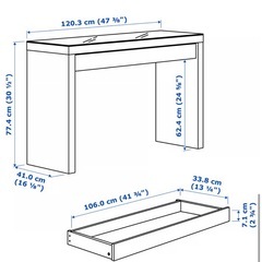 【受け渡し者決定】IKEA マルム ドレッサーの画像