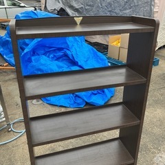 収納棚　棚　本棚　5段　家具　　72×24×136.4の画像