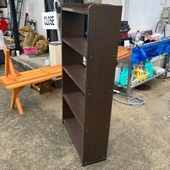 収納棚　棚　本棚　5段　家具　　72×24×136.4の画像