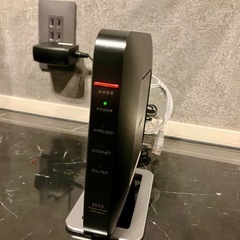 【更に値下・美品】IPv6高速無線LANルーターBUFFALO WSR-2533DHP2の画像
