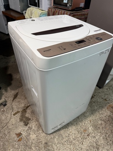 シャープ SHARP 全自動洗濯機 幅56.5cm(ボディ幅52.0cm) 6kg 