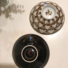 【引取限定】平茶わん2つセット　白山陶器の画像