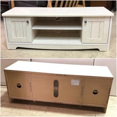 ニトリ テレビ台 テレビボード ホワイト 幅105cmの画像