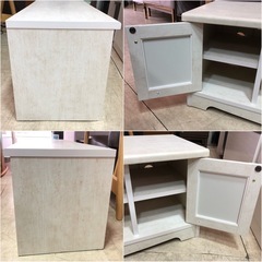 ニトリ テレビ台 テレビボード ホワイト 幅105cmの画像