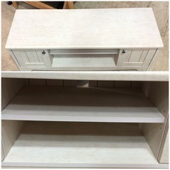 ニトリ テレビ台 テレビボード ホワイト 幅105cmの画像