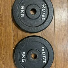 【12/21（日）引き取り限定】IROTEC  アイアン ダンベル 40KGセット （片手20kg×2）の画像