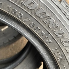 スタッドレスタイヤ　165/60-15の画像