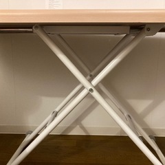 昇降式テーブル ナチュラルの画像