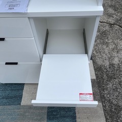 ★美品★nitori ニトリ　食器棚 ETONA（エトナ）キッキンカウンター　90KB-WH ホワイト★の画像