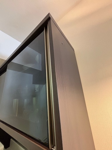 カップボード 食器棚 幅120 プレファ 高橋木工所 ブラウン 日本製