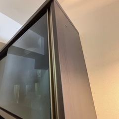 カップボード 食器棚 幅120 プレファ 高橋木工所　ブラウン 日本製の画像