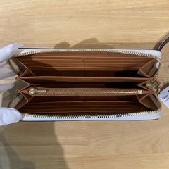 コーチ　シグネチャーホワイト長財布I①【新品未使用】の画像