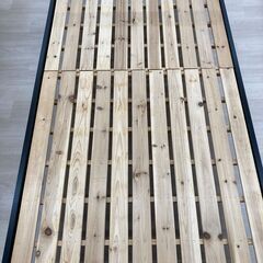 A-850【リユースのサカイ野々市店】ジモティ来店特価‼  シングルベッド  ブラウン   クリーニング済みの画像