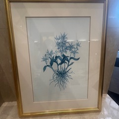 額縁付き絵画　ホテル絵画　チャリティ展示会の画像