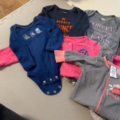 ベビーロンパース０ヵ月〜１８ヵ月まとめての画像