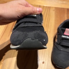 new balance 996 ブラック スニーカー　16センチの画像
