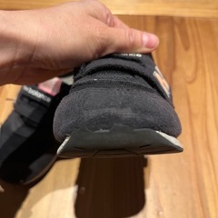 new balance 996 ブラック スニーカー　16センチの画像