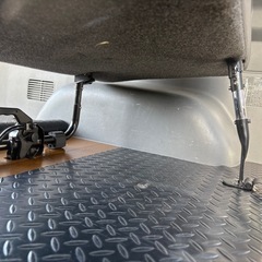 200系ハイエース DX純正2列目シート 加工品 スーパーGL 3列目流用の画像