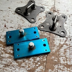 200系ハイエース DX純正2列目シート 加工品 スーパーGL 3列目流用の画像