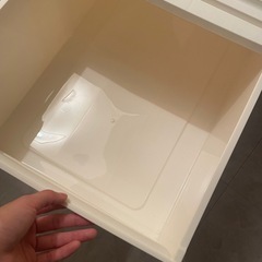 4個セット　衣装ケース　　L浅型　アイボリー　アイリスオーヤマ　4個セットの画像