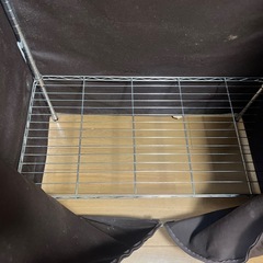 メタルハンガーラック（カバー付き）の画像