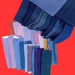 ハギレ布　着物解布　約4.5～5㎏　絹 綿 他混在の画像