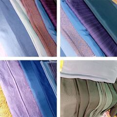 ハギレ布　着物解布　約4.5～5㎏　絹 綿 他混在の画像