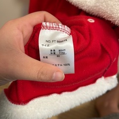 サンタ　コスプレ 80㎝　　の画像