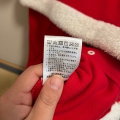 サンタ　コスプレ 80㎝　　の画像