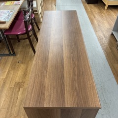 S762 ⭐ 不二貿易 キッチンカウンター 食器棚 カウンターテーブル 幅120cm USED 綺麗の画像