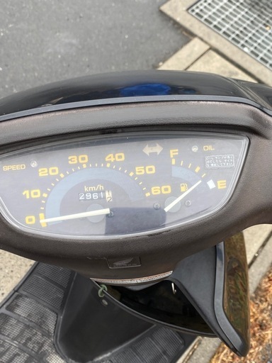 HONDAスーパー DIO AF27型現状車両バッテリー新品、シート新品