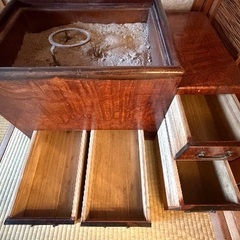 本日限定価格！！木製◎長火鉢◎五徳付き◎アンティークの画像