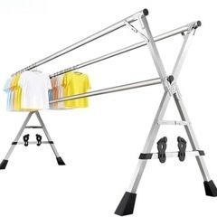 新品未開封FiveLn ステンレス鋼 物干し 大容量の画像