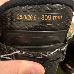 VOLKIスキー130cm,ATOMIC26.0〜26.5ブーツの画像