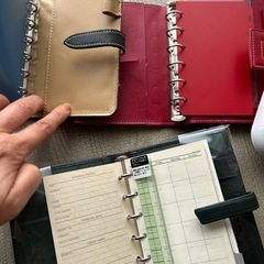 手帳3冊の画像