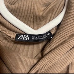 ZARA ノースリーブハイネックワンピースの画像