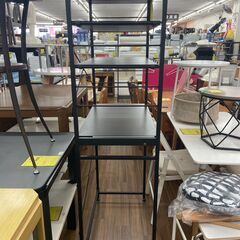 【ジモティー割あり】【ジャングル守口店】メタルラック　黒　W800×D450×H1790の画像