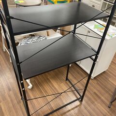 【ジモティー割あり】【ジャングル守口店】メタルラック　黒　W800×D450×H1790の画像