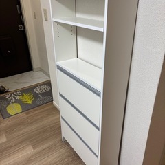 【12月受け取り希望】薄型ランドリー収納　の画像